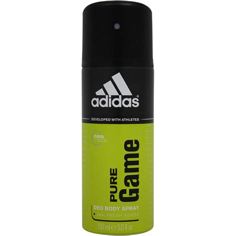 Adidas Deodrant Spray, Pure Game, 5 Ounce 